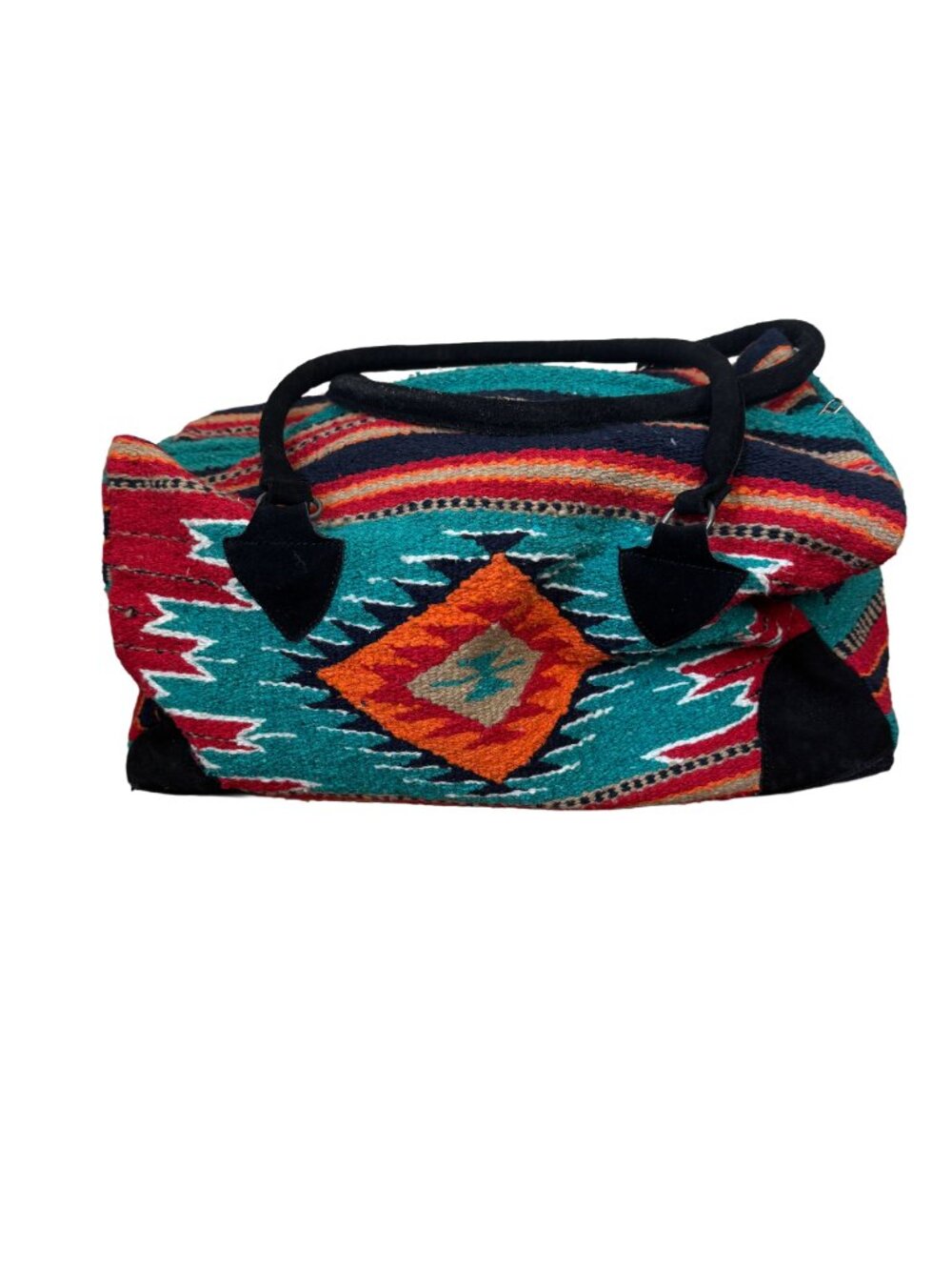 Go West Weekender Travel Bag Southwest Saddle Blanket Duffle